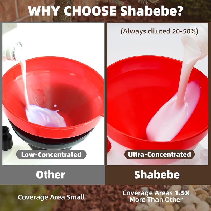 Shabebe Mulch Glue for Landscaping, 1 Gallon Gravel Binder - 90% Super Pea Hold, Fast-Dry Non-Toxic Rock Adhesive, Pine Straw Outdoor Stone Bond for Garden, Gravel Stabilizer Landscape Mulch Lock - Image 2